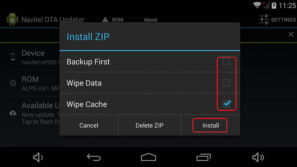 Инструкция по обновлению NAVITEL RE900 Full HD 05
